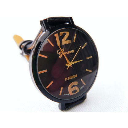 Geneva Platinum Analog Quartz Women