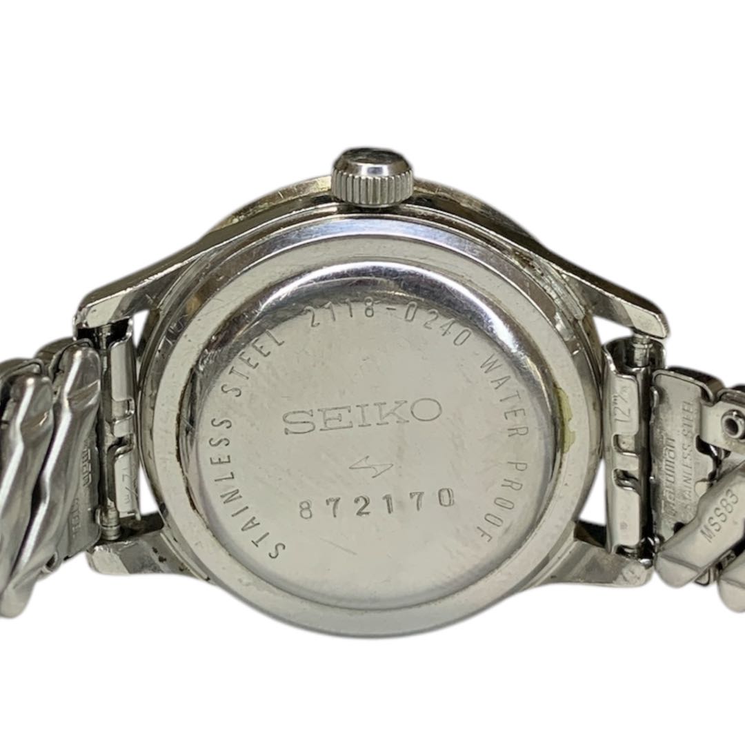 Seiko chorus 2118-0240 Analog Mechanical (Manual) Women 17Jewels Watch Manual Winding Operation Confirmed