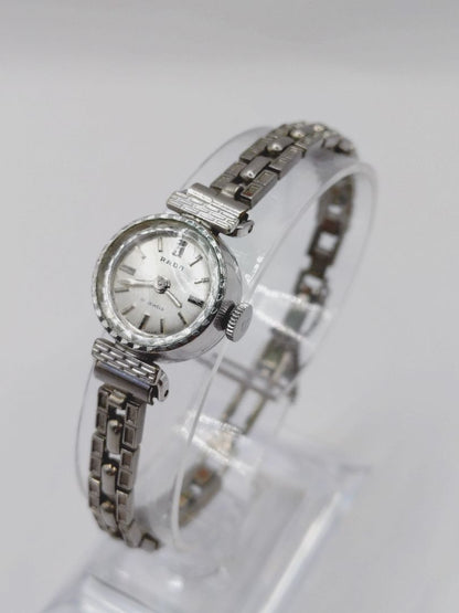 Analog Mechanical (Manual) Women Women Rado 21 Jewels Manual Winding Watch Silver Tone