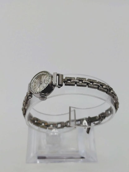 Analog Mechanical (Manual) Women Women Rado 21 Jewels Manual Winding Watch Silver Tone