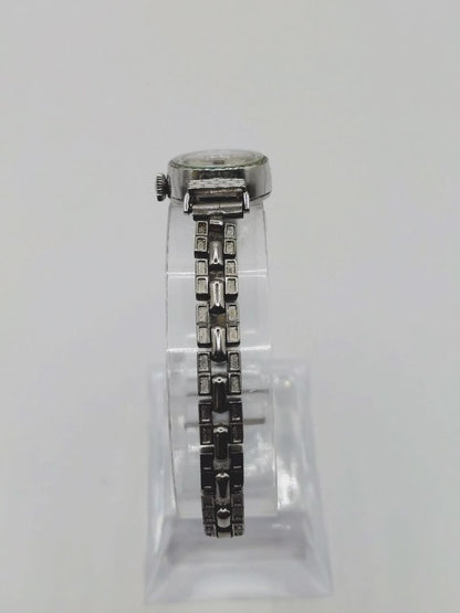 Analog Mechanical (Manual) Women Women Rado 21 Jewels Manual Winding Watch Silver Tone