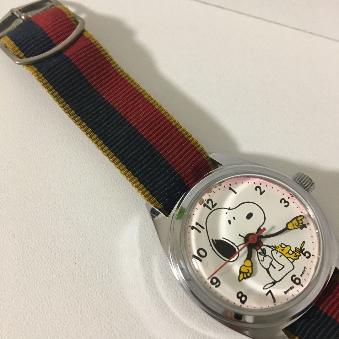 Snoopy PEANUTS SNOOPY Analog Mechanical (Manual) Women スヌーピー 希少 レトロ Watch （Manual Winding）
