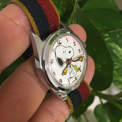Snoopy PEANUTS SNOOPY Analog Mechanical (Manual) Women スヌーピー 希少 レトロ Watch （Manual Winding）