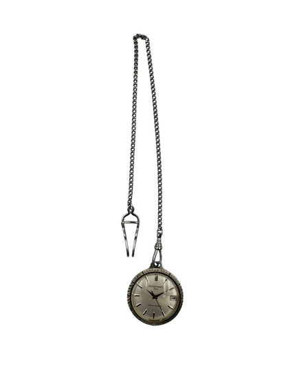 Citizen Flake Analog Mechanical (Manual) Unisex Adults Women Date Pocket Watch Manual Winding For Parts