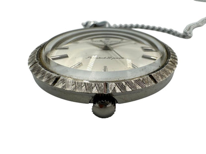 Citizen Flake Analog Mechanical (Manual) Unisex Adults Women Date Pocket Watch Manual Winding For Parts