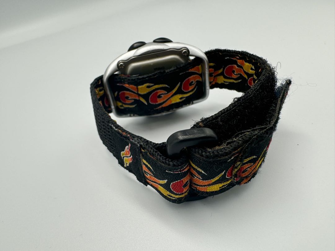 TIMEX KIDS Digital Watch Flame Fire Pattern