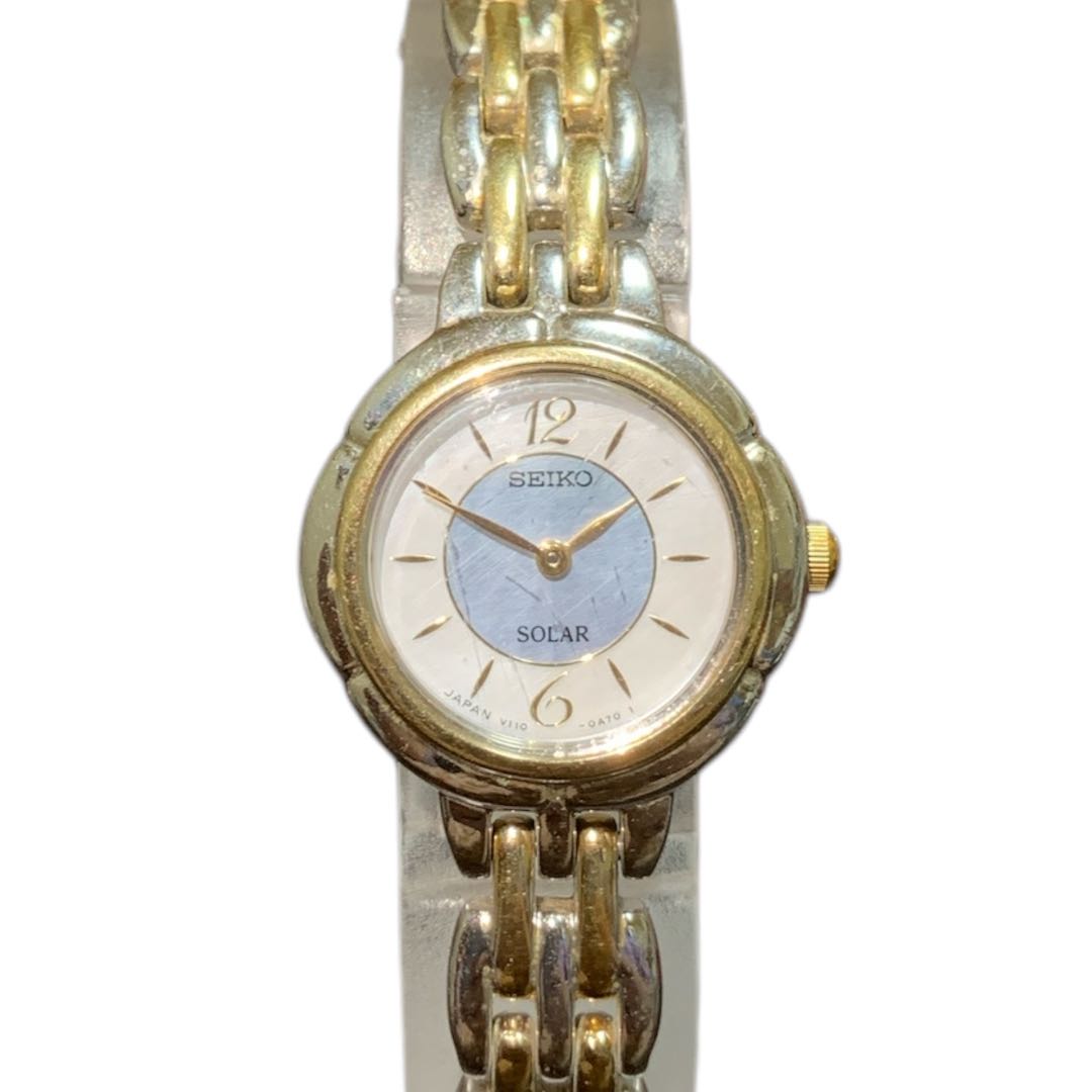 Seiko V110-0A70 Analog Solar Women Watch [For Parts / Junk]