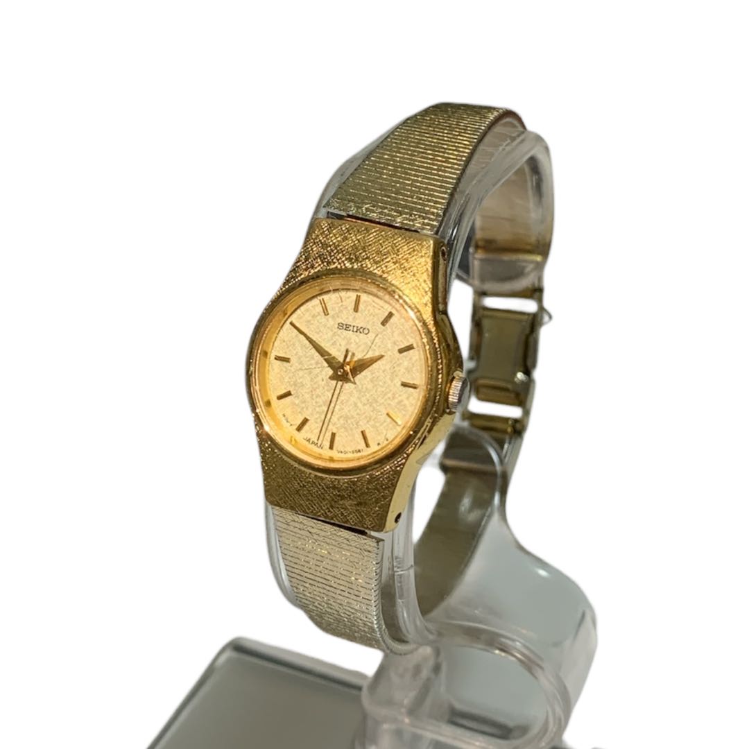 Seiko Analog Quartz Women Watch Gold Operation Confirmed