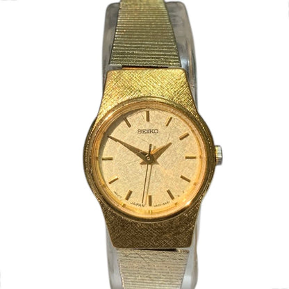Seiko Analog Quartz Women Watch Gold Operation Confirmed