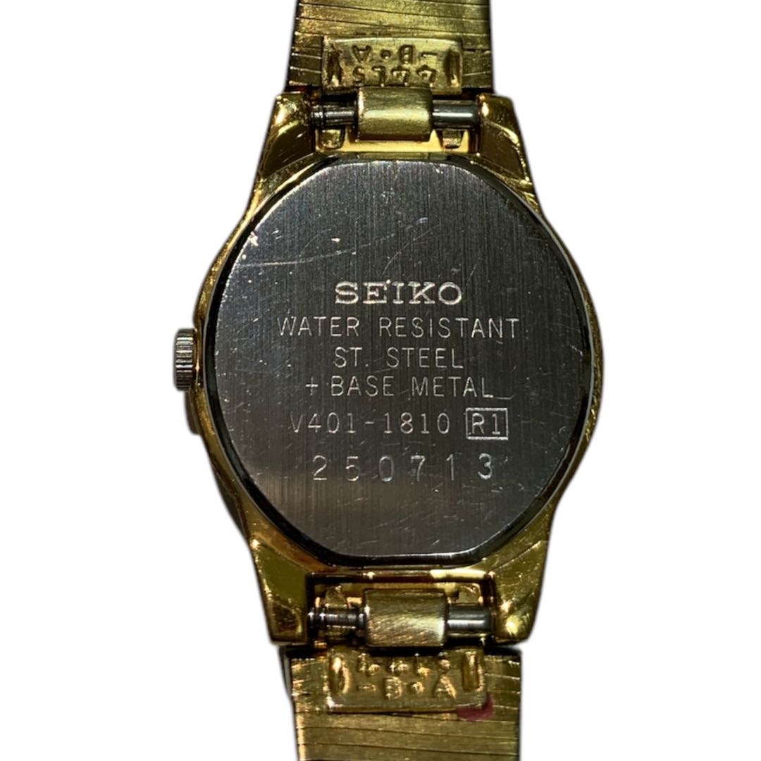 Seiko Analog Quartz Women Watch Gold Operation Confirmed