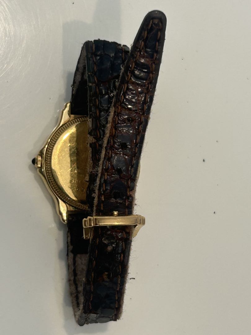 Seiko Exceline 4J41-0080 Analog Mechanical (Manual) Women Manual Winding時計 ゴールドケース