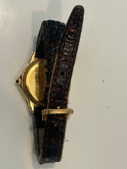 Seiko Exceline 4J41-0080 Analog Mechanical (Manual) Women Manual Winding時計 ゴールドケース