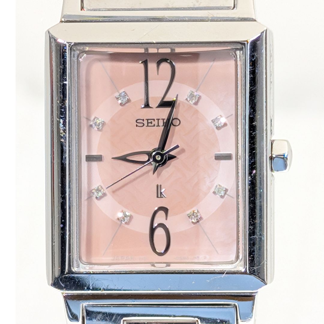 Seiko lk/lukia Analog Quartz Women Lukia 8 Diamonds Battery Replaced Working Item