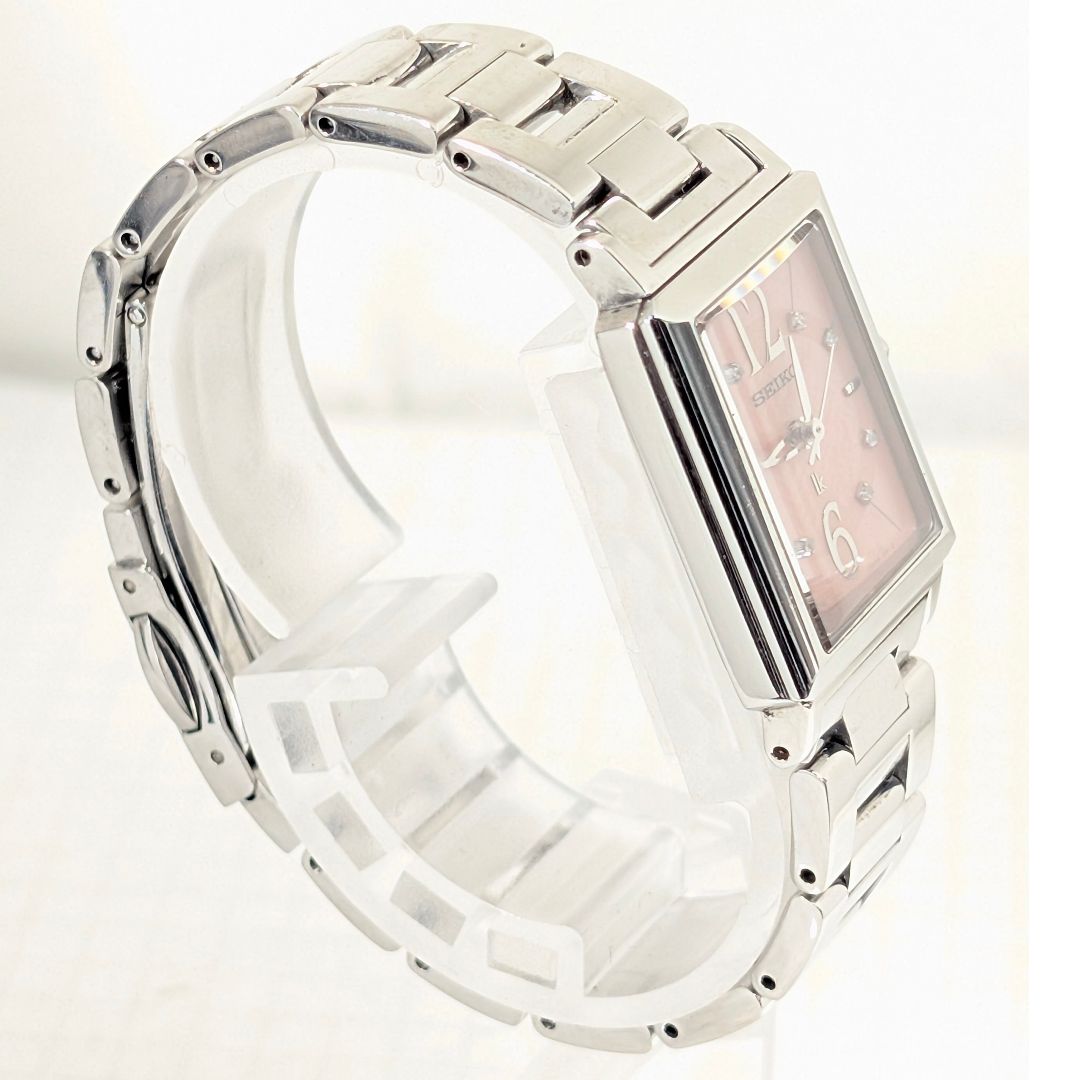 Seiko lk/lukia Analog Quartz Women Lukia 8 Diamonds Battery Replaced Working Item