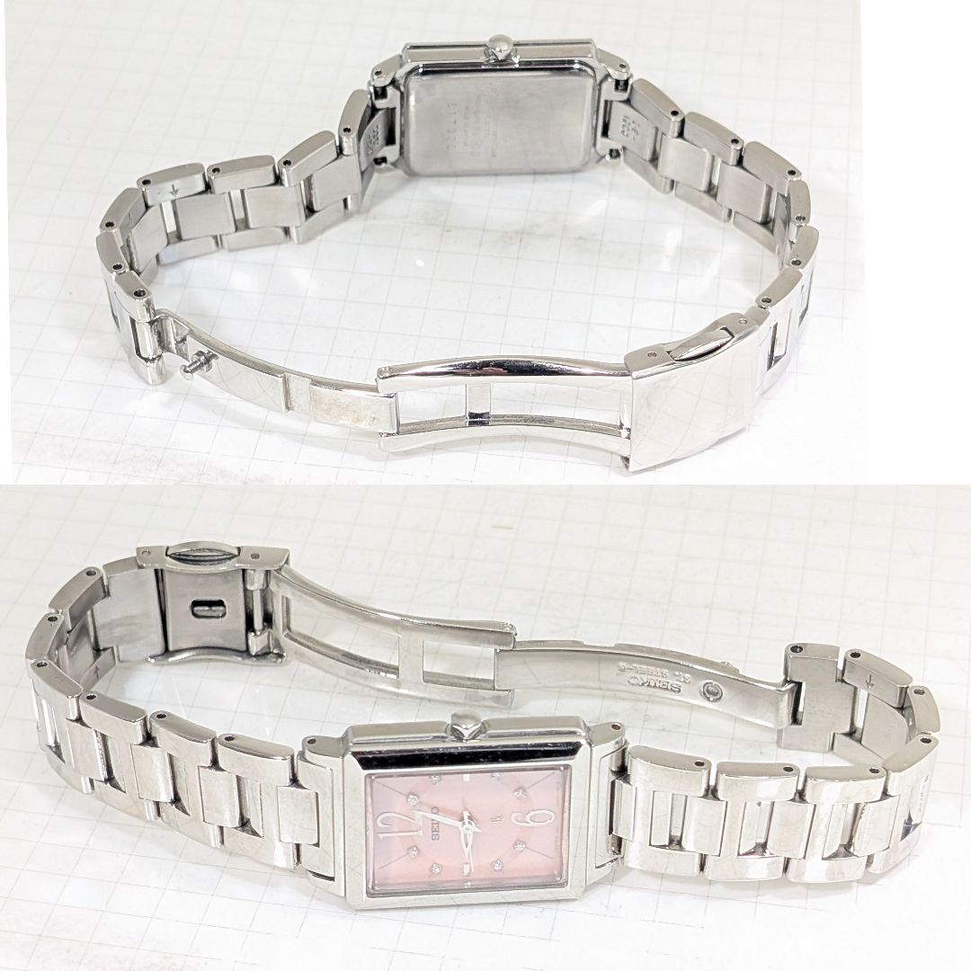 Seiko lk/lukia Analog Quartz Women Lukia 8 Diamonds Battery Replaced Working Item