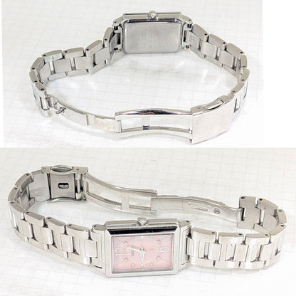 Seiko lk/lukia Analog Quartz Women Lukia 8 Diamonds Battery Replaced Working Item