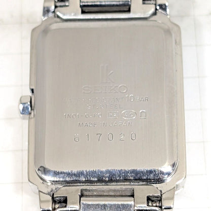 Seiko lk/lukia Analog Quartz Women Lukia 8 Diamonds Battery Replaced Working Item