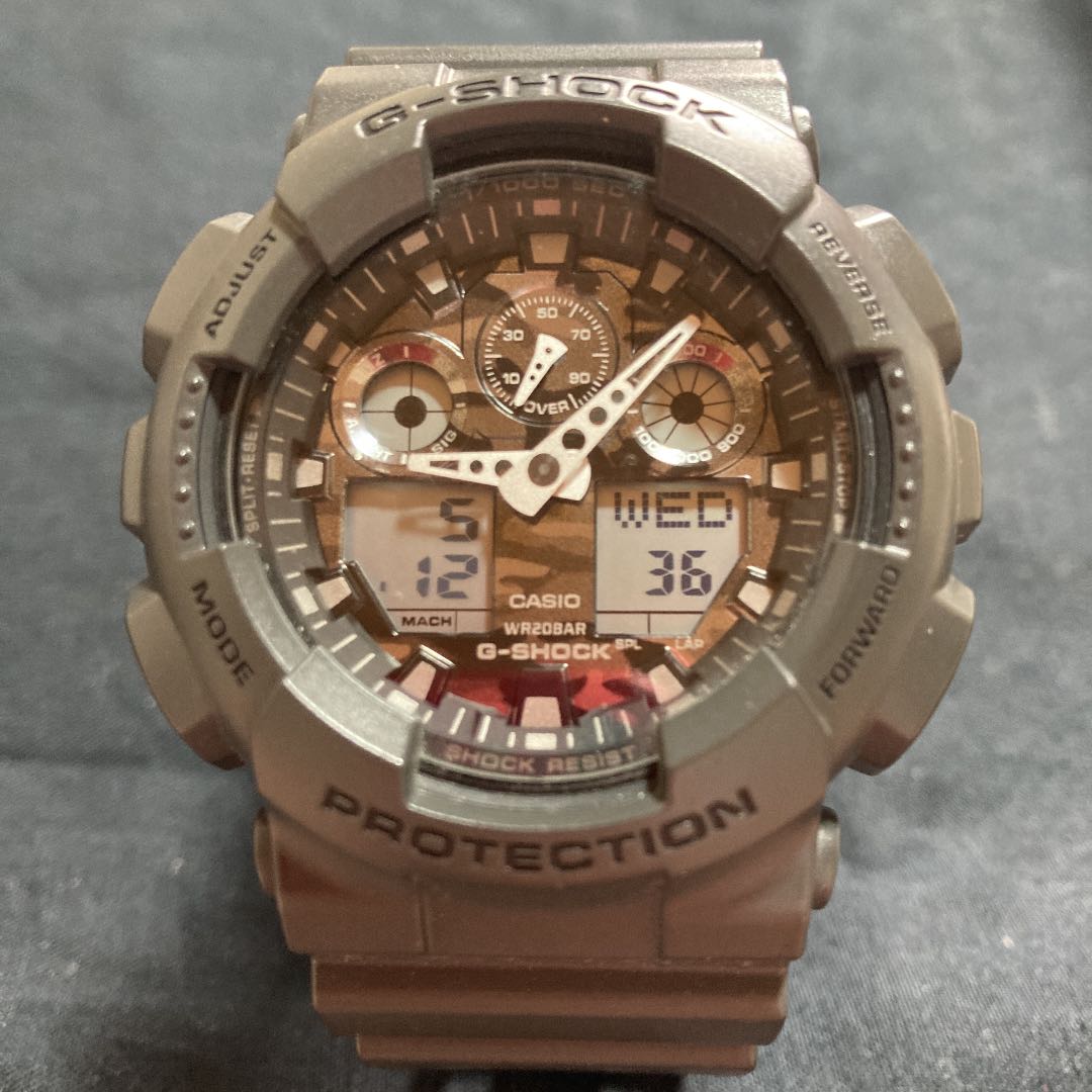G-Shock Military GA-100CF Digital-Analog Quartz Men