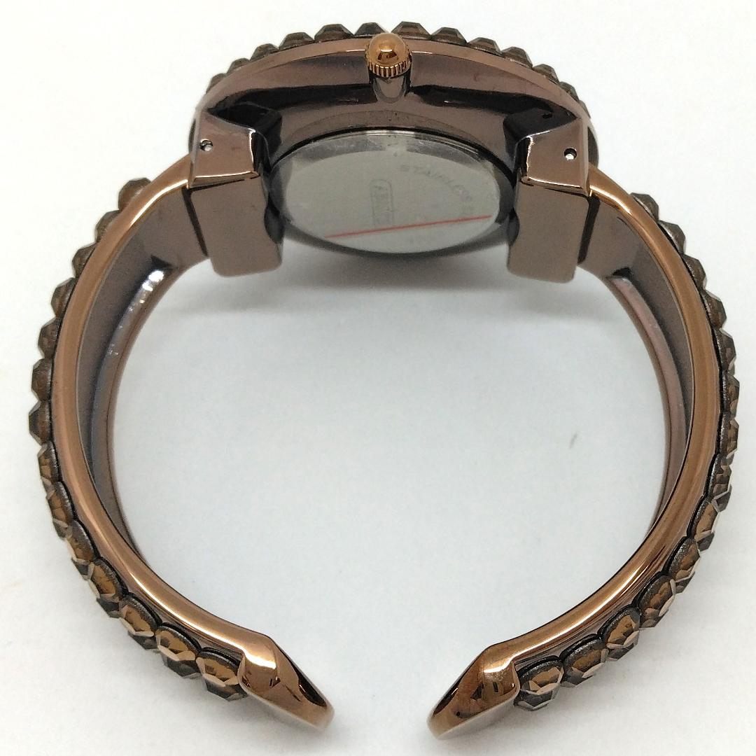 Abiste Analog Quartz Women アビステ Watch バングル ラインストーン 中古美品