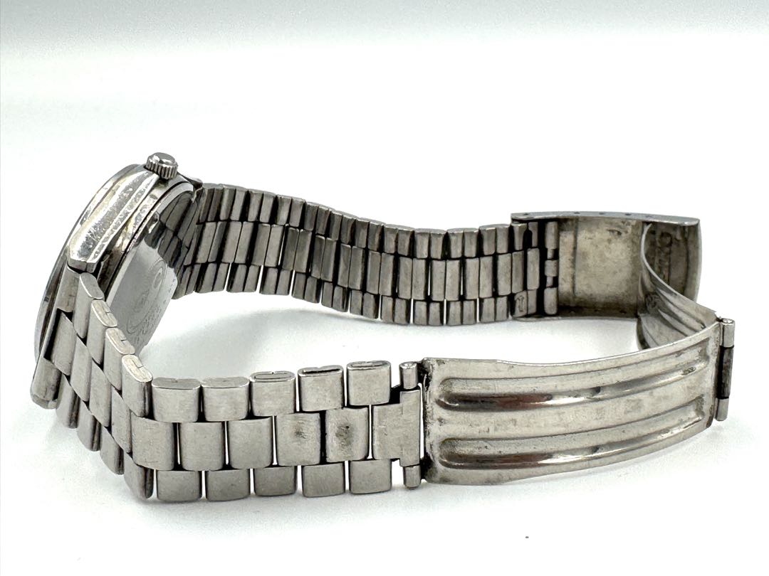 Seiko Chronos 8123-6120 Analog Quartz Unisex Adults Day Date 33Mm Vintage Watch Head For Parts As-Is