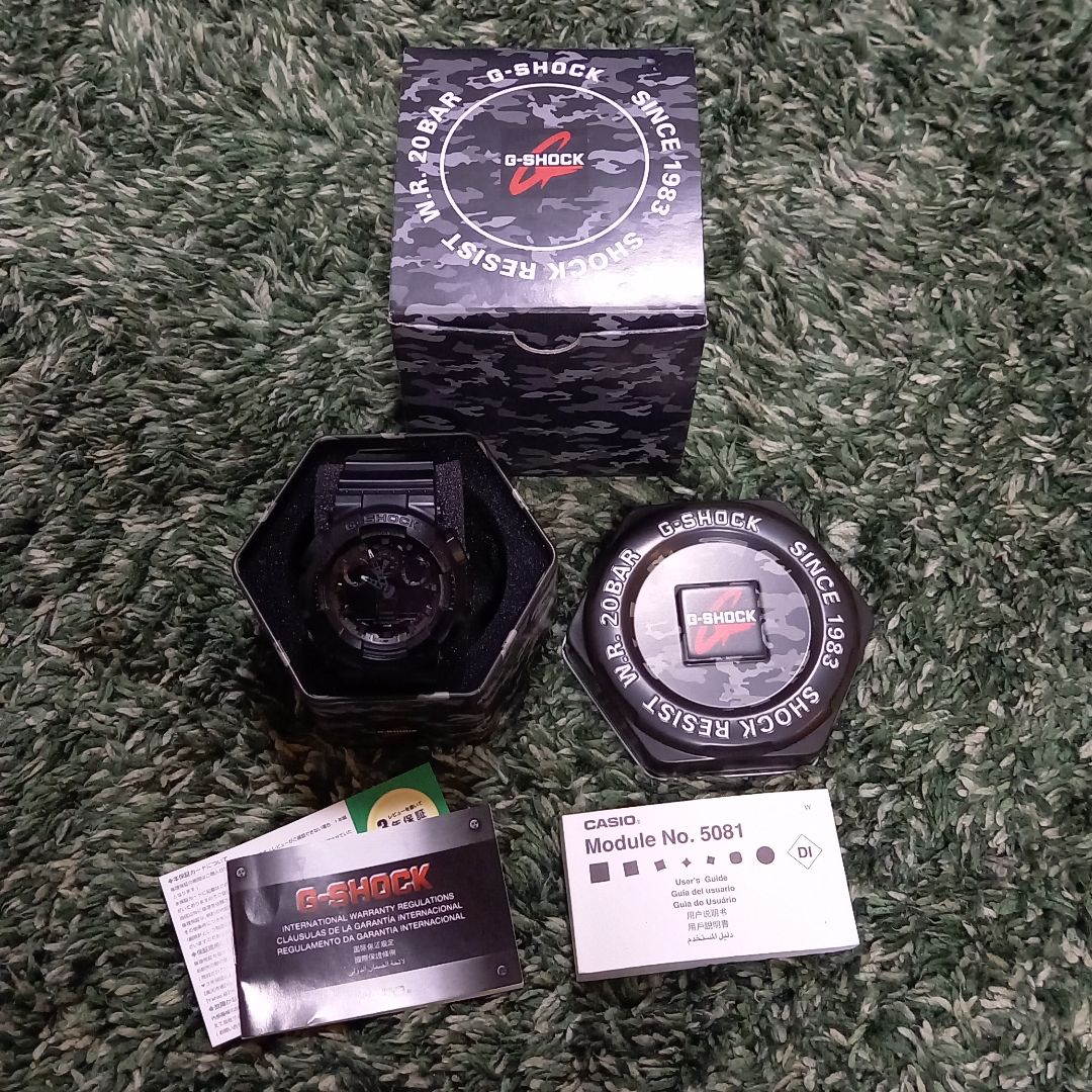 G-Shock Camouflage pattern Digital-Analog Quartz Men