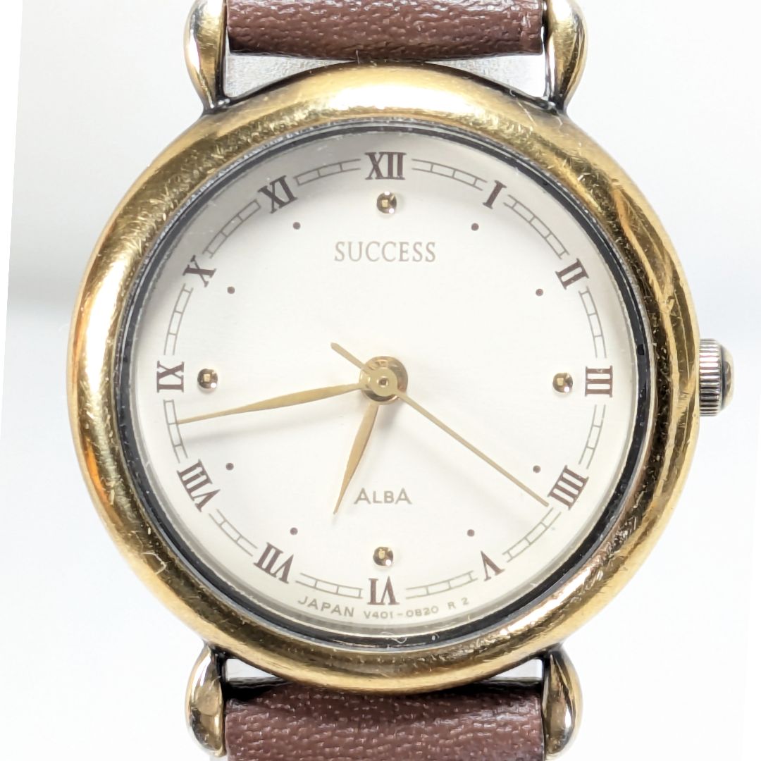 Seiko Alba Success SUCCESS Analog Quartz Women Successwomen Battery & Band Replaced Working Item