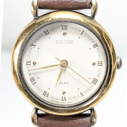 Seiko Alba Success SUCCESS Analog Quartz Women Successwomen Battery & Band Replaced Working Item