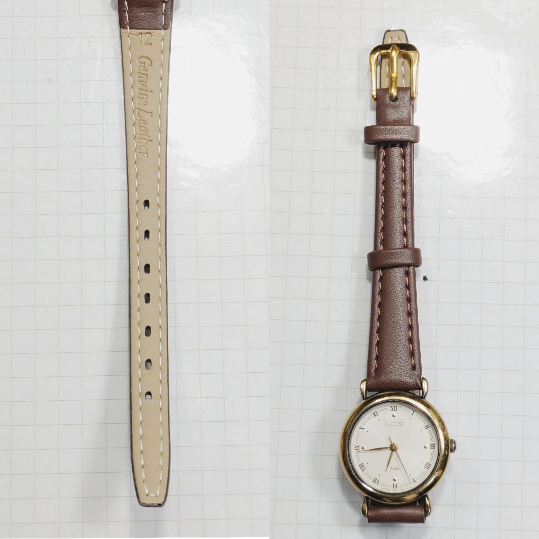 Seiko Alba Success SUCCESS Analog Quartz Women Successwomen Battery & Band Replaced Working Item