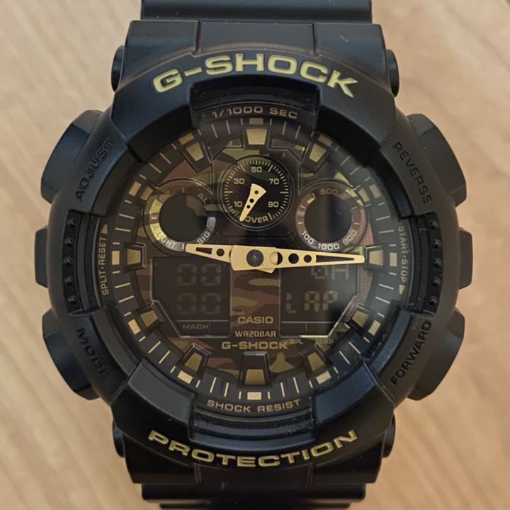 G-Shock GA-100CF-1A9JF Digital-Analog Quartz Men