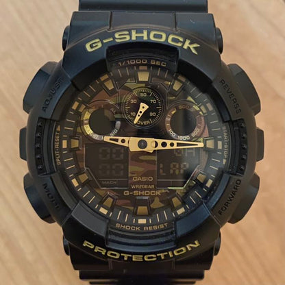 G-Shock GA-100CF-1A9JF Digital-Analog Quartz Men