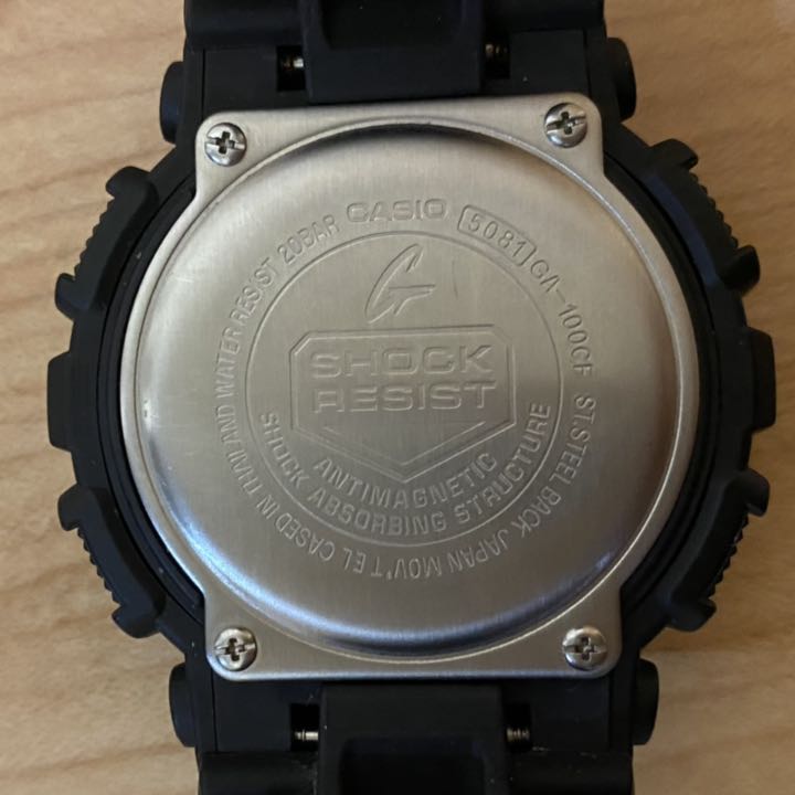 G-Shock GA-100CF-1A9JF Digital-Analog Quartz Men