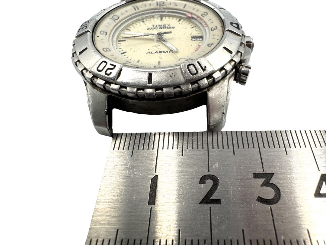 TIMEX Expedition T49938 Analog Quartz Men Men Alarm Watch Untested For Parts