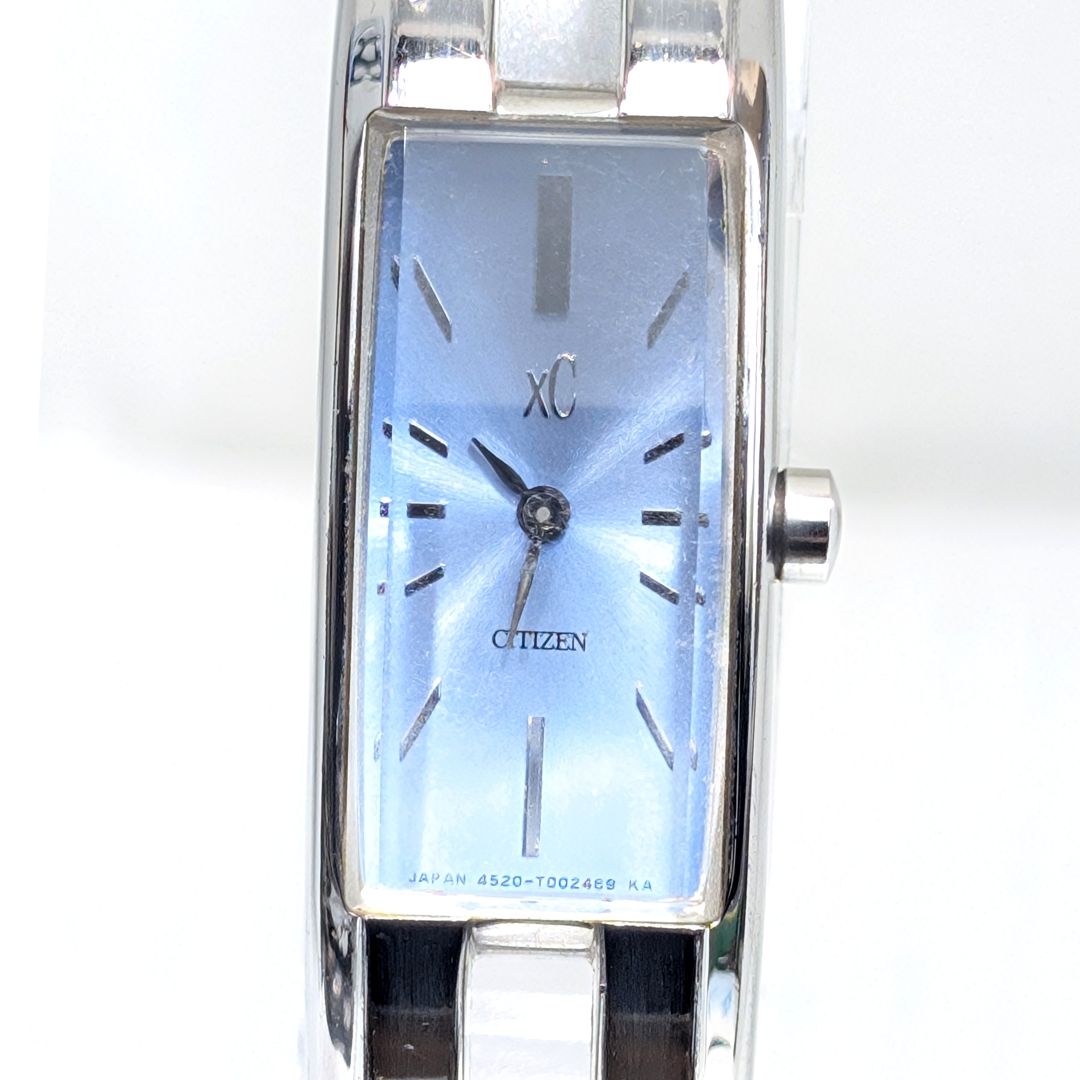 Citizen xC Analog Quartz Women Bangle Type Battery Replaced Working Item