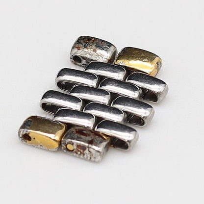 Omega 2-PANEL Analog Quartz Women Genuine Crown & Bracelet Link Set Of 2 15Mm Women'S For Parts