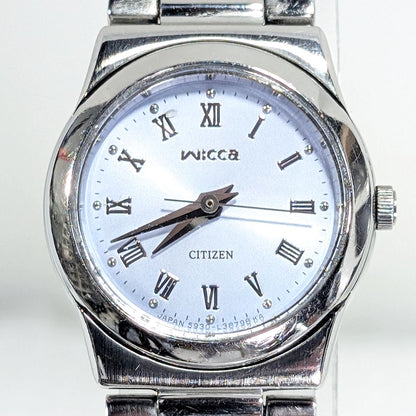 CITIZEN wicca Analog Quartz Women Battery Replaced Working Item