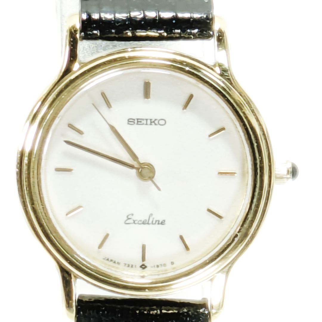 Seiko Exceline Analog Quartz Women Battery & Band Replaced Working Item