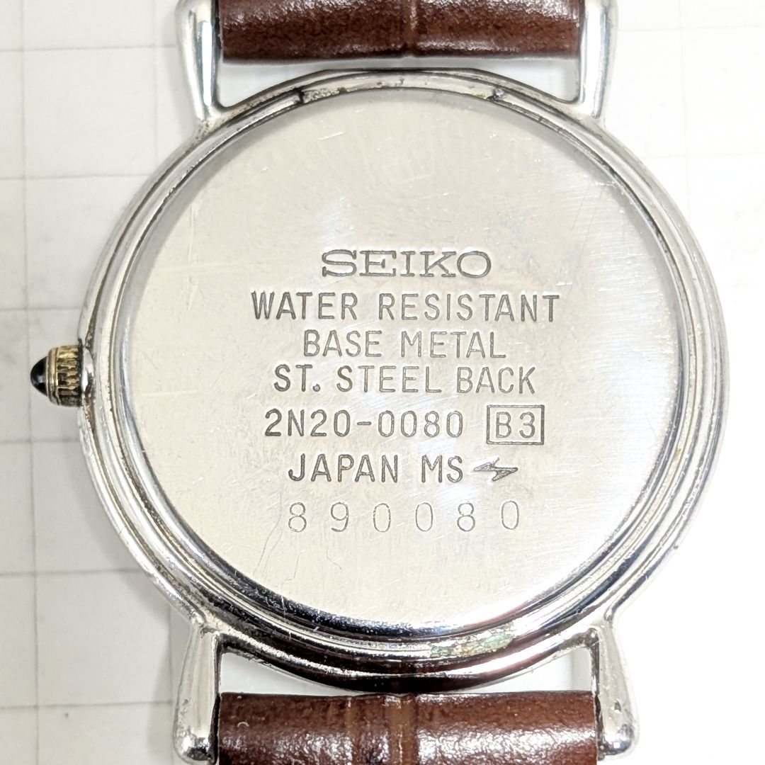 Seiko Exceline 2N20-0080 Analog Quartz Women Battery & Band Replaced Working Item