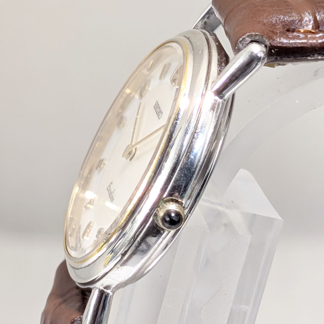 Seiko Exceline 2N20-0080 Analog Quartz Women Battery & Band Replaced Working Item