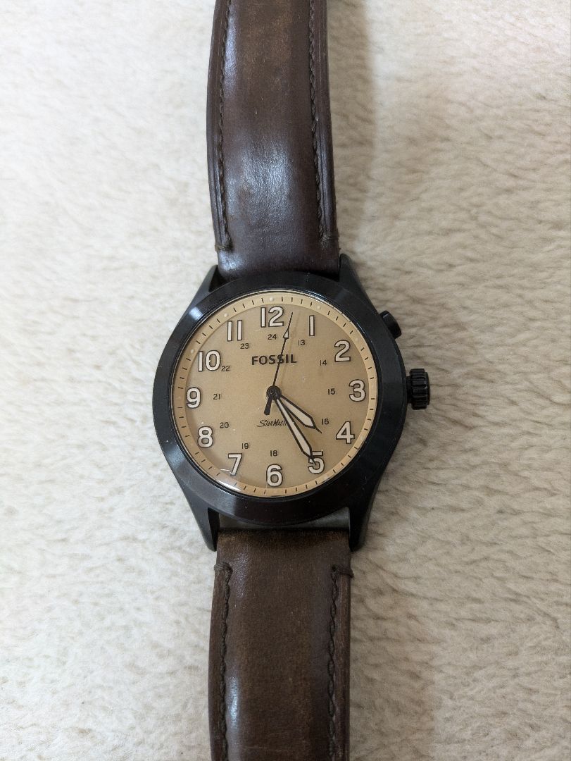 Fossil ARCHIVAL SERIES Analog Quartz Men フォッシル 限定版 ライト付き Watch
