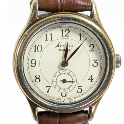 Seiko Avenue Analog Quartz Women Avanue Battery & Band Replaced Working Item