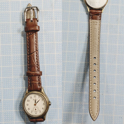Seiko Avenue Analog Quartz Women Avanue Battery & Band Replaced Working Item