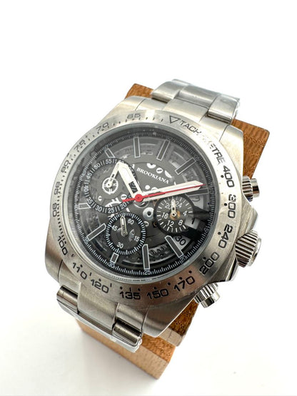 Brookiana Analog Quartz Men Gimmick Rotor Watch