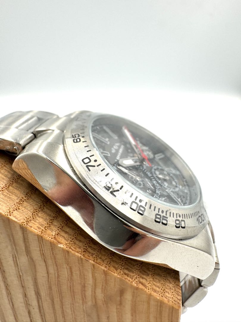 Brookiana Analog Quartz Men Gimmick Rotor Watch