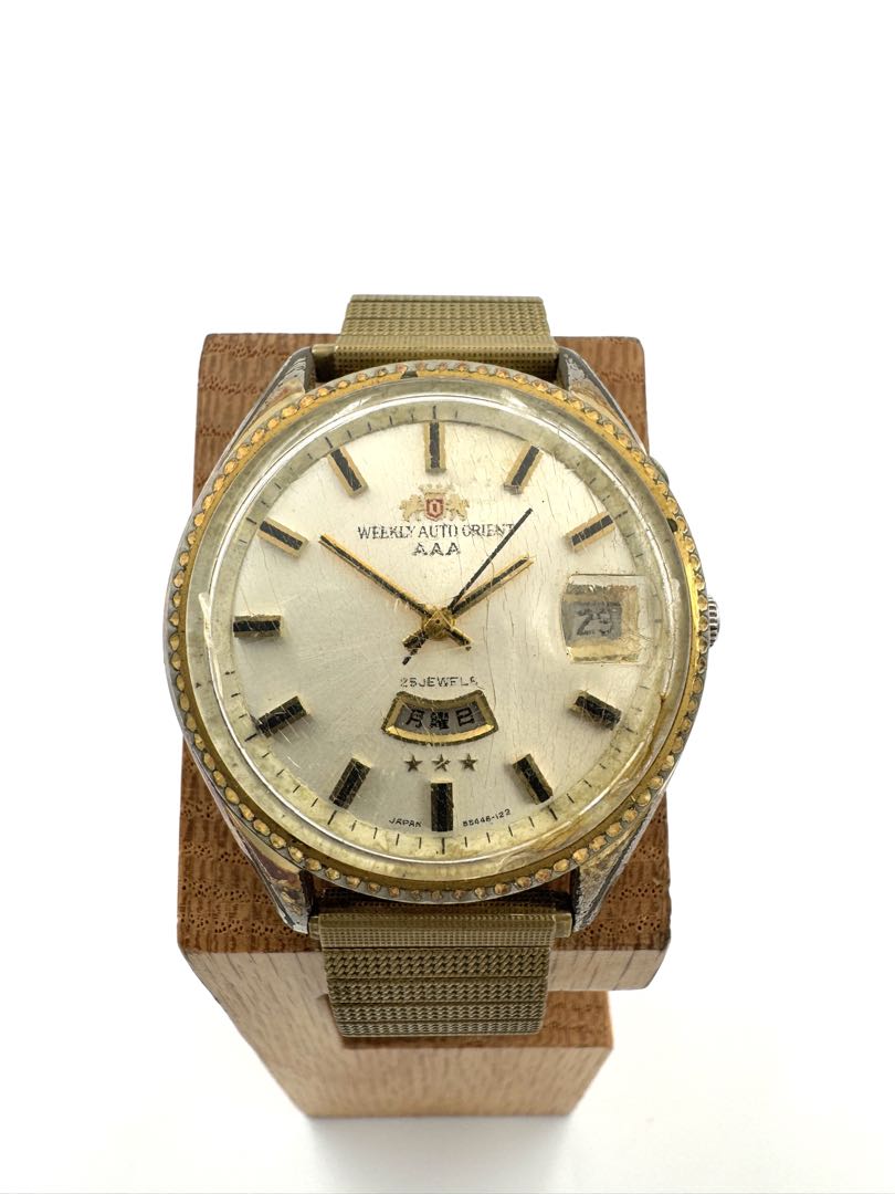 Orient Analog Mechanical (Automatic) Men Weekly Auto Aaa Automatic Watch 25 Jewels