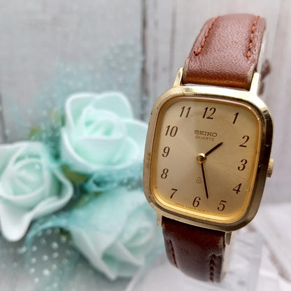 Seiko Analog Quartz Women Working Item Watch Rectangular