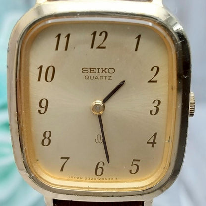 Seiko Analog Quartz Women Working Item Watch Rectangular