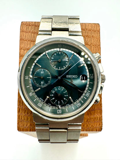 Seiko Lukia 7T92-0AA0 Analog Quartz Unisex Adults Chronograph Date 34Mm Vintage Men'S Watch For Parts
