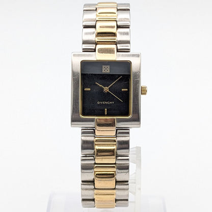 Givenchy Analog Quartz Men 稼働 ジバンシー Watch Boy’Ｓ スクエア ゴールド ロゴ