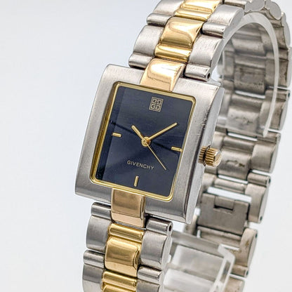 Givenchy Analog Quartz Men 稼働 ジバンシー Watch Boy’Ｓ スクエア ゴールド ロゴ