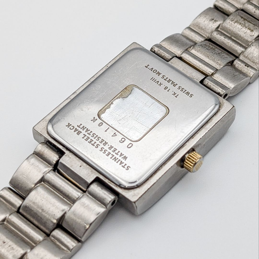 Givenchy Analog Quartz Men 稼働 ジバンシー Watch Boy’Ｓ スクエア ゴールド ロゴ